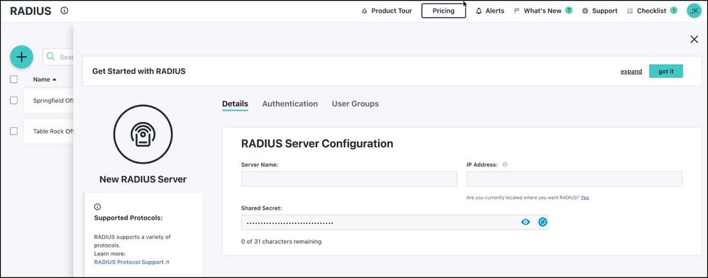 radius-server-config