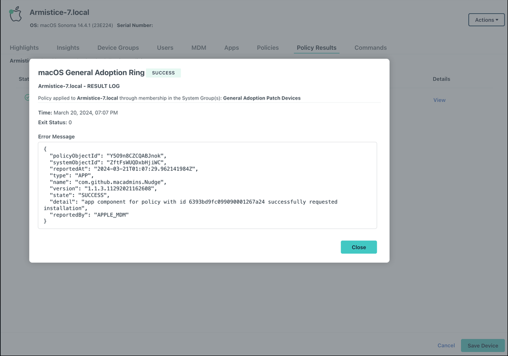 Update A Device Via Patch Management - JumpCloud Community