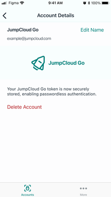 JumpCloud Go Account Details