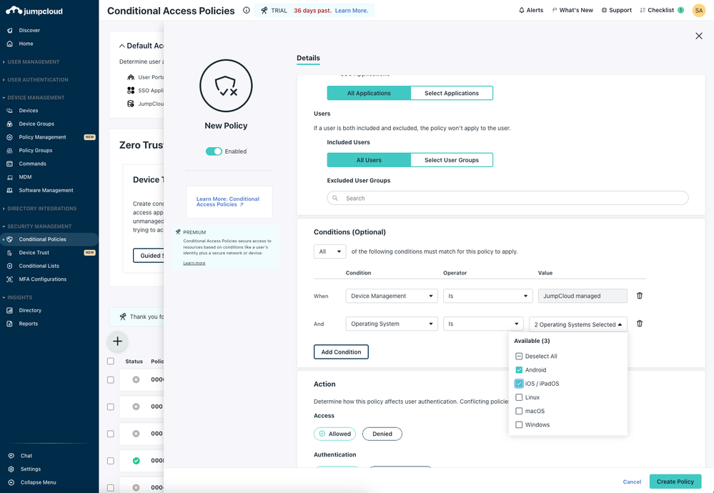 New and Updated Conditions